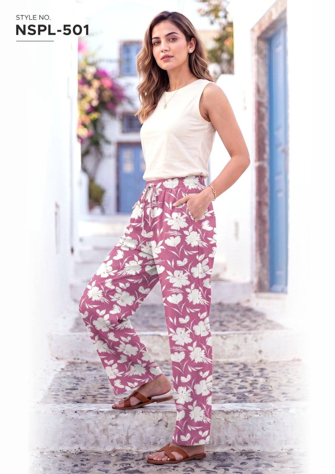 NSPL-501 palazzo pants - original supplied style card 39
