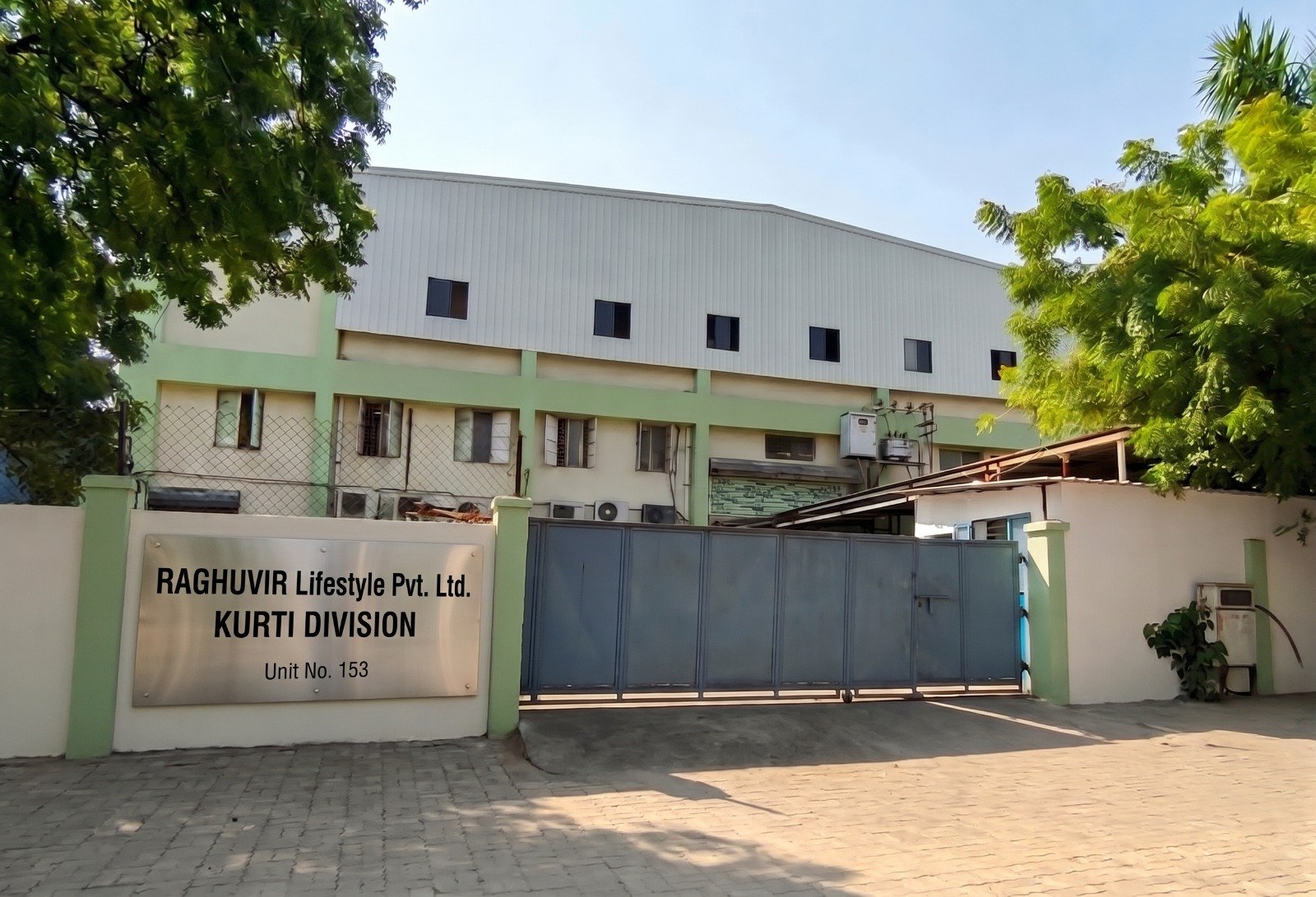 Kurti Division facility of Raghuvir Lifestyle