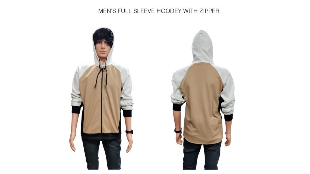 Men's Full Sleeve Hoodie With Zipper