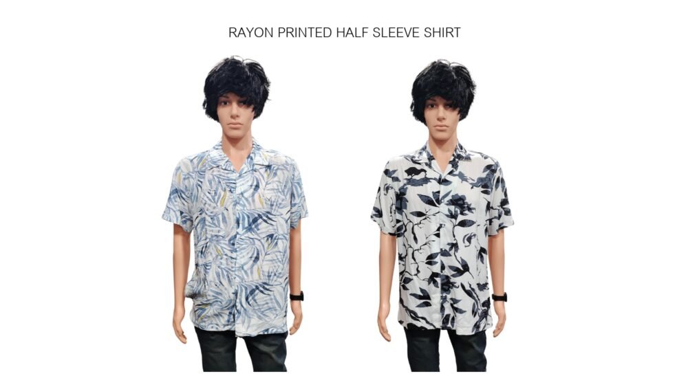 Rayon Printed Half Sleeve Shirt