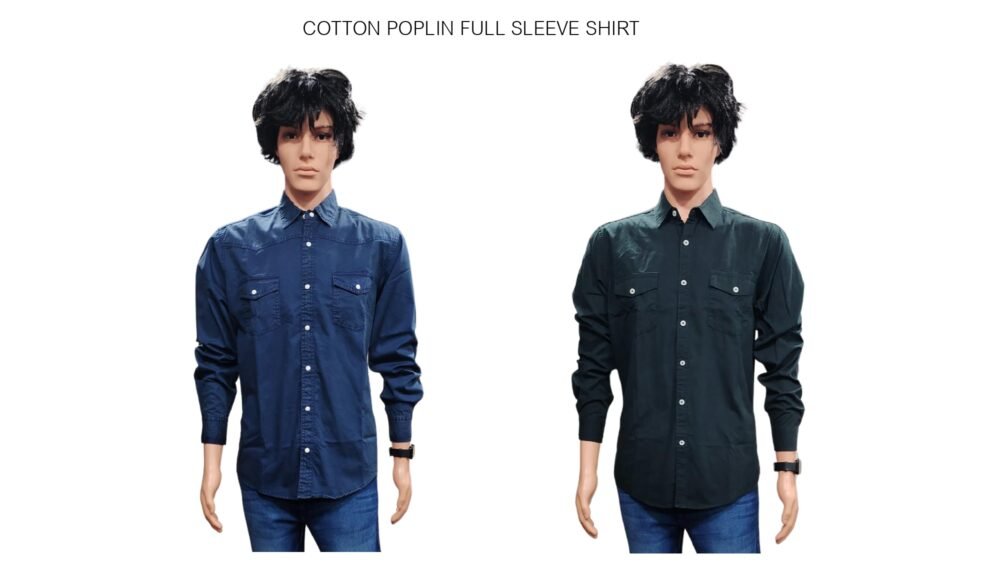 Cotton Poplin  Full Sleeve Shirt's