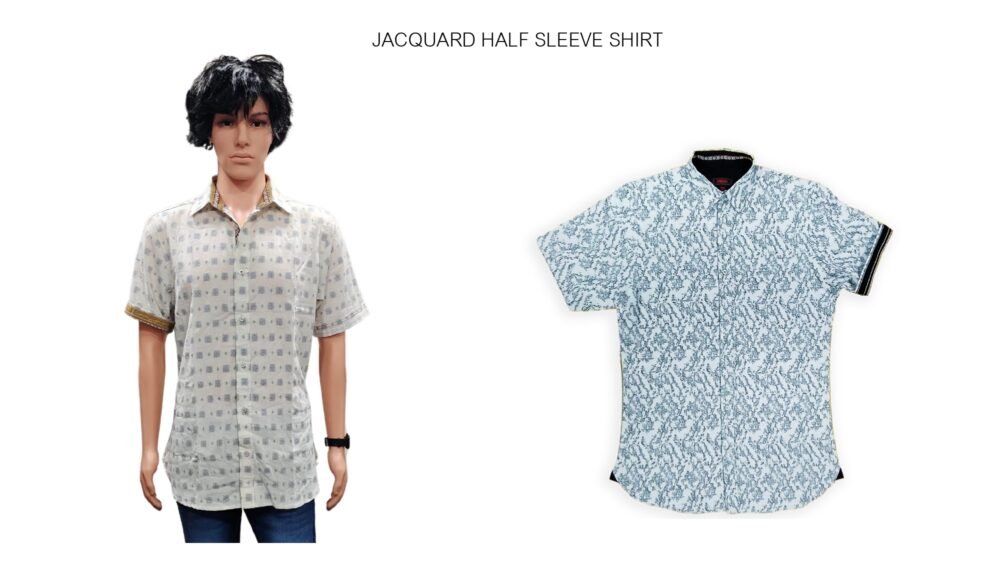 Jacquard Half Sleeve Shirt