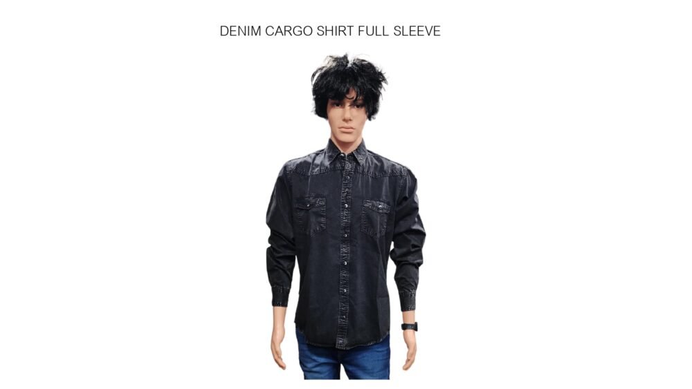 Denim Cargo Full Sleeve Shirt