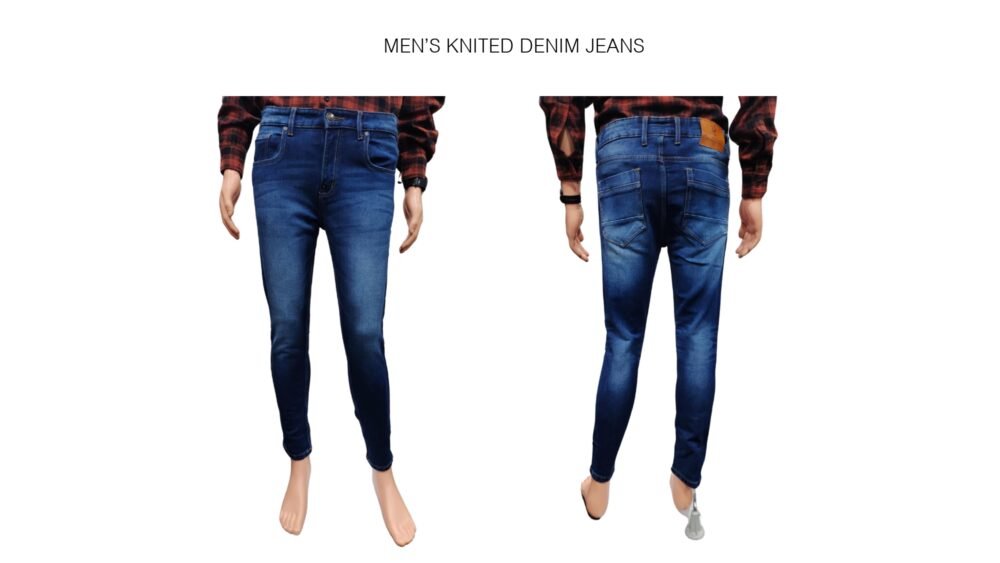 Men's Knitted denim Jean's