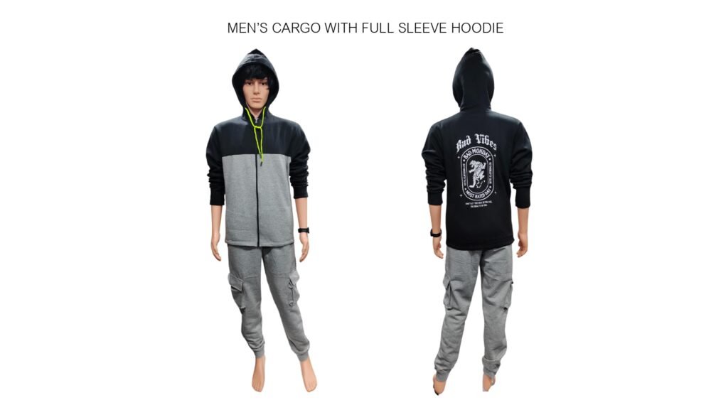 Men's  Full Sleeve Hoodie Set