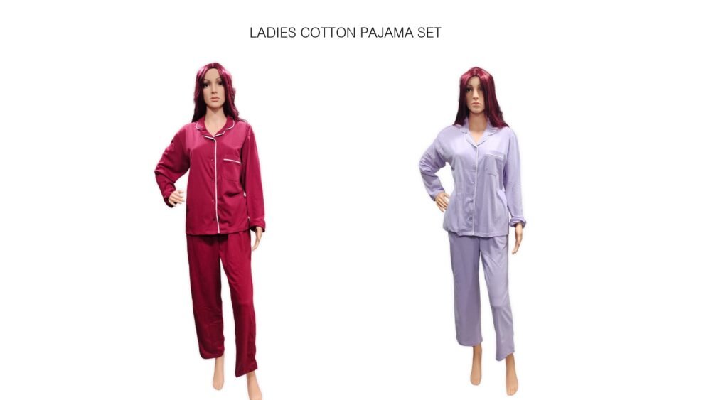 Ladies Cotton Pajama Set Night wear