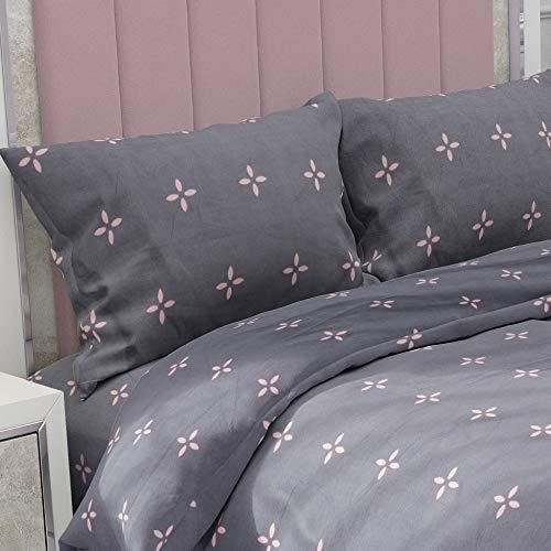 Grey floral duvet cover set | Raghuvir Lifestyle Grey floral duvet cover set