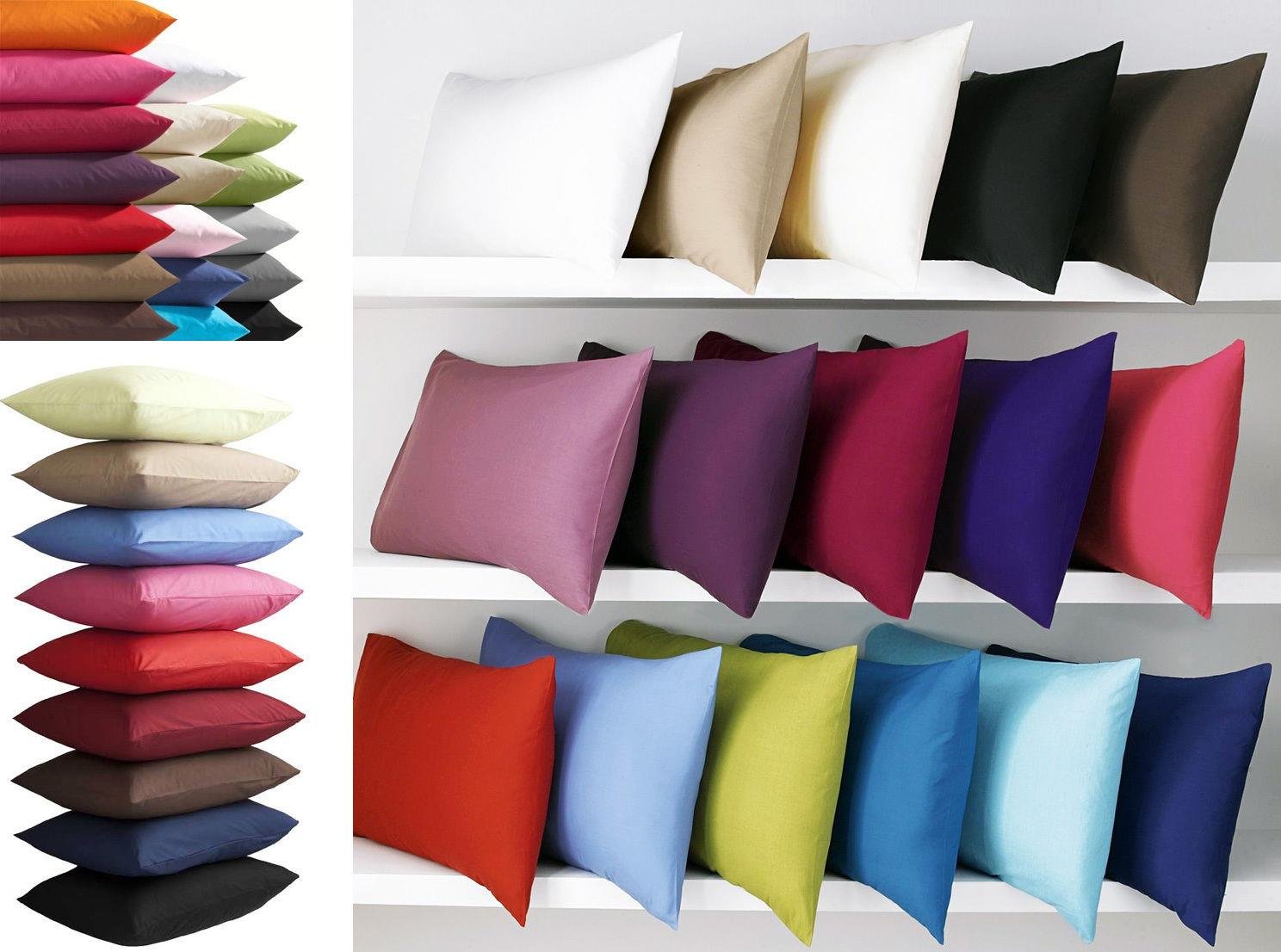 Pillowcases in solid colour range | Raghuvir Lifestyle Pillowcases in solid colour range
