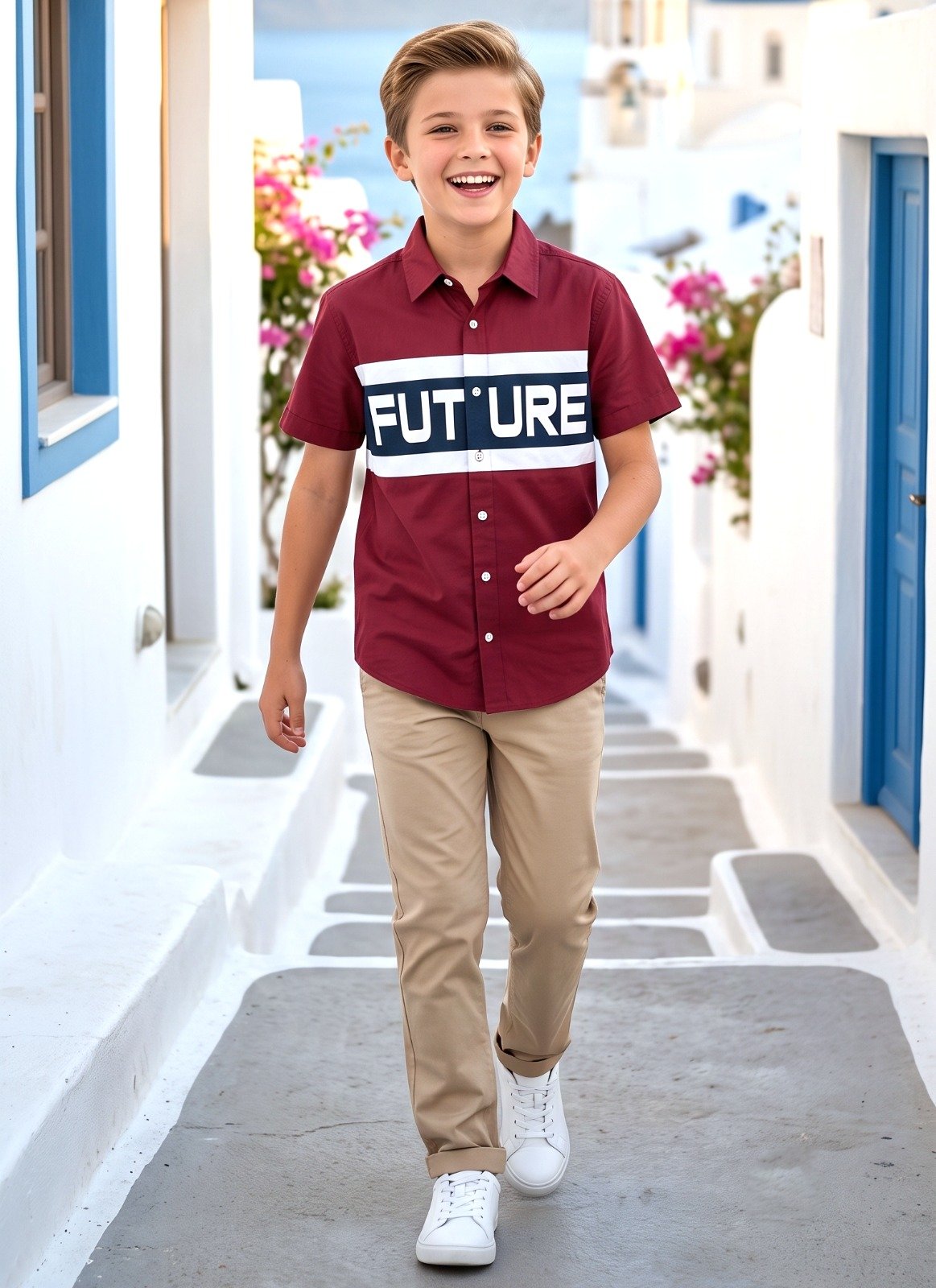 Maroon printed shirt | Raghuvir Lifestyle Maroon printed shirt