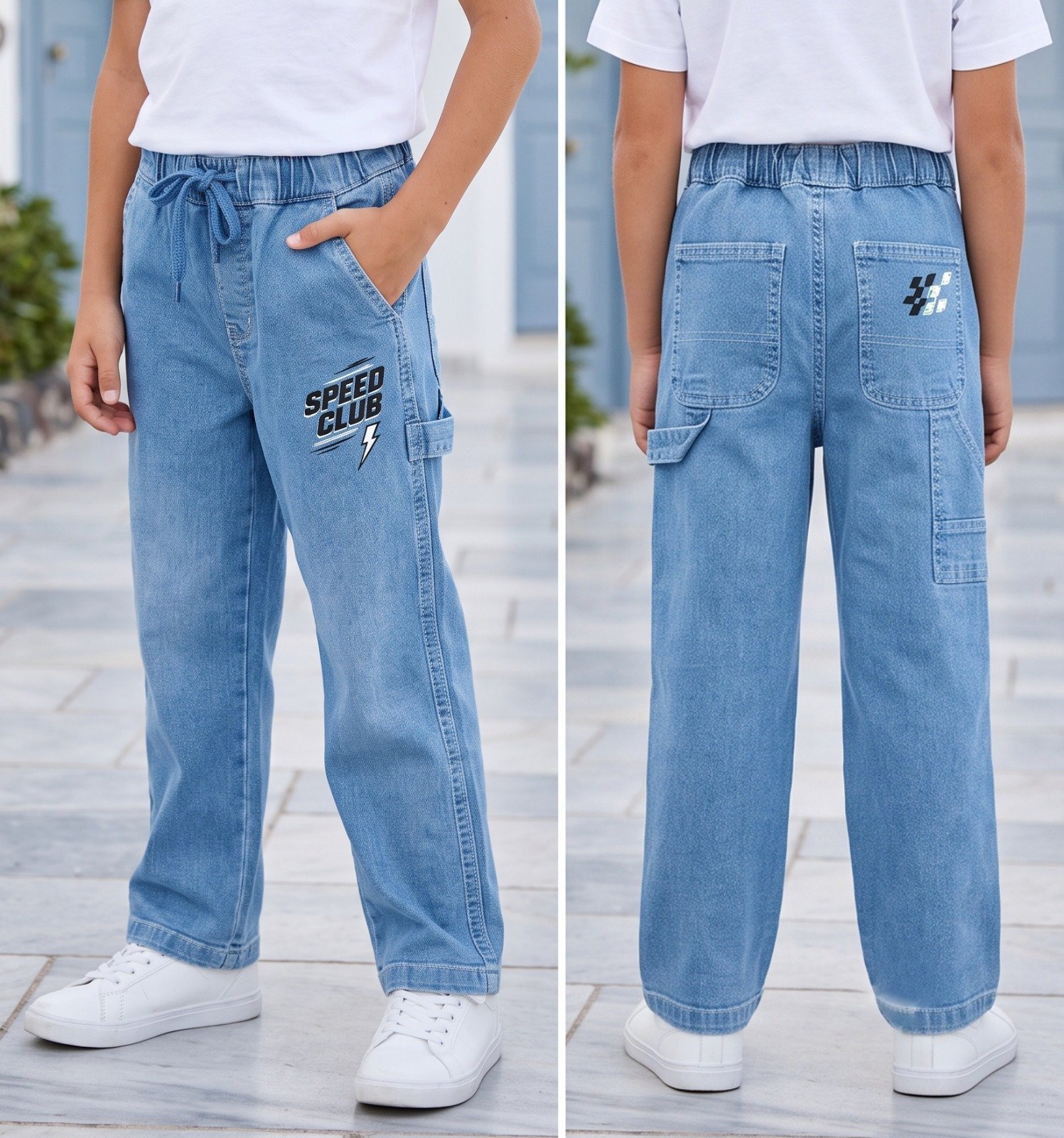 Blue Speed Club carpenter jeans | Raghuvir Lifestyle Blue Speed Club carpenter jeans