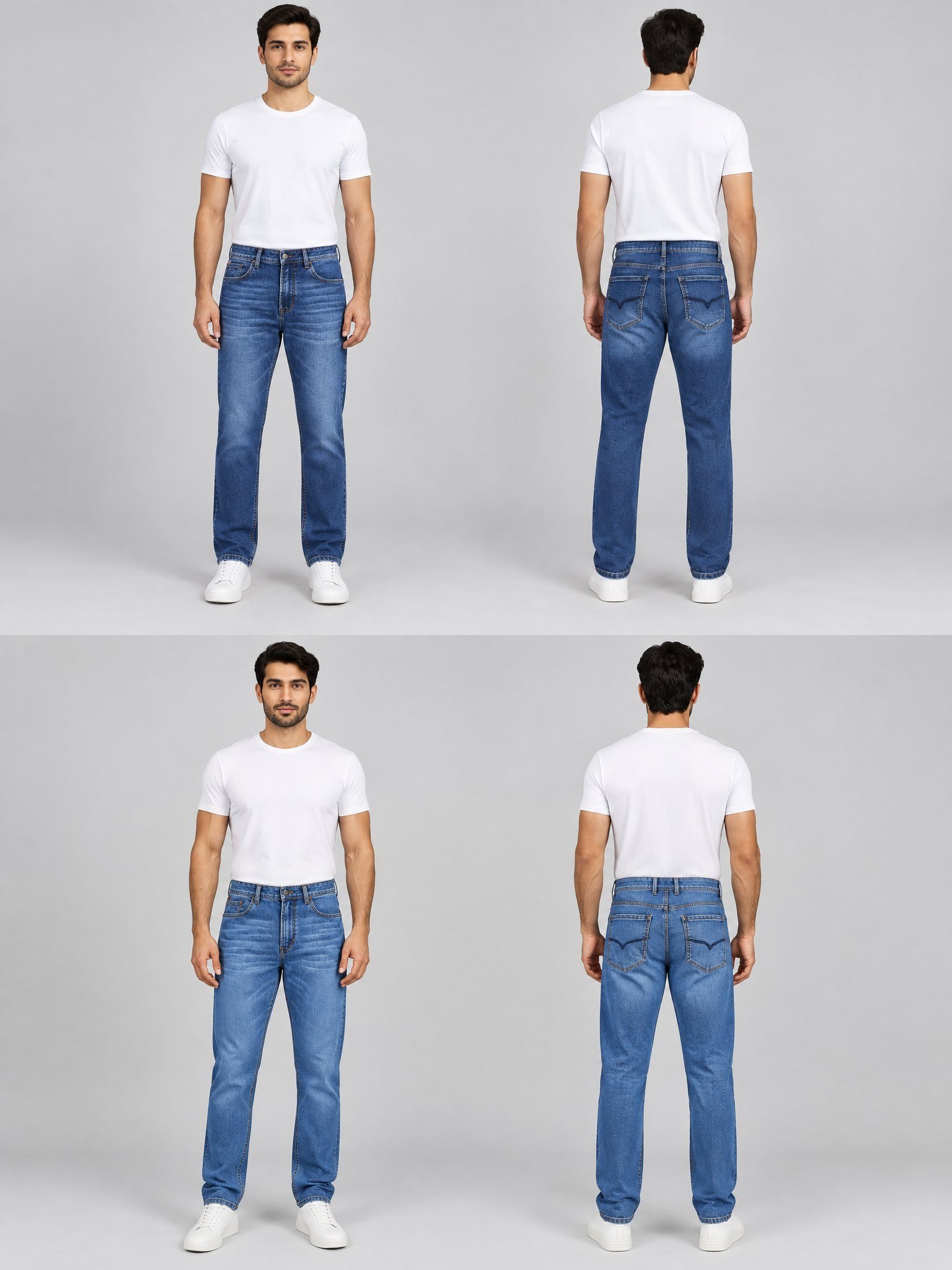 Blue Denim Jeans - Style 7007 | Raghuvir Lifestyle Blue Denim Jeans - Style 7007
